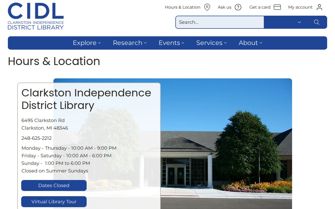 Independence Township city directory research at Clarkston Independence District Library
